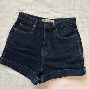 Gap Women's Dark Denim High Rise Shorts